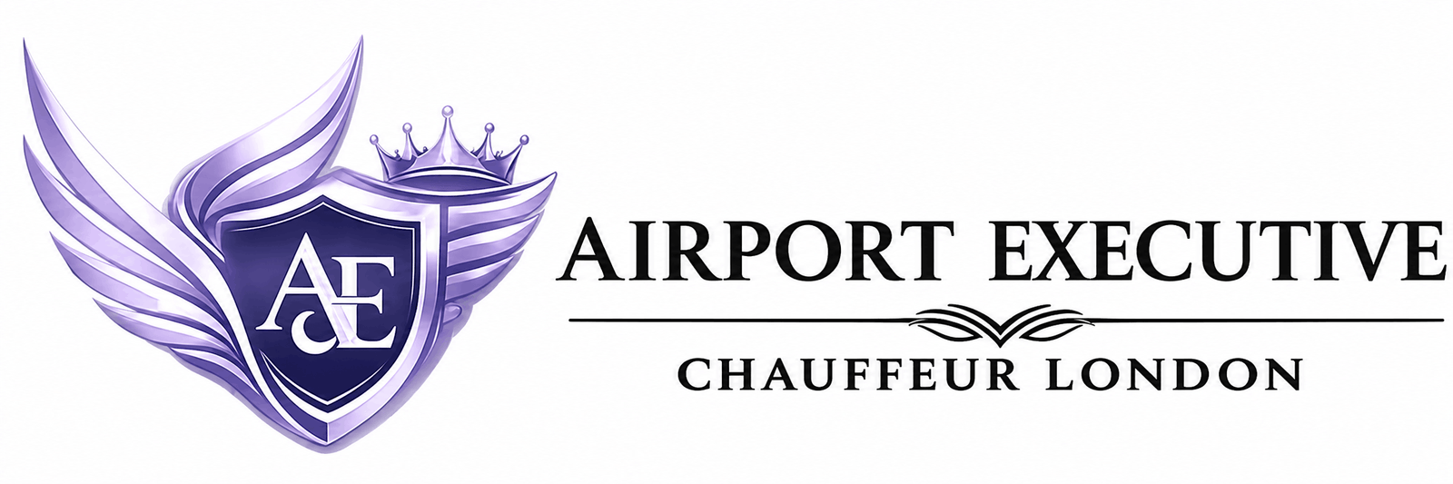 Airport Executive Chauffeur London Mobile Logo Design